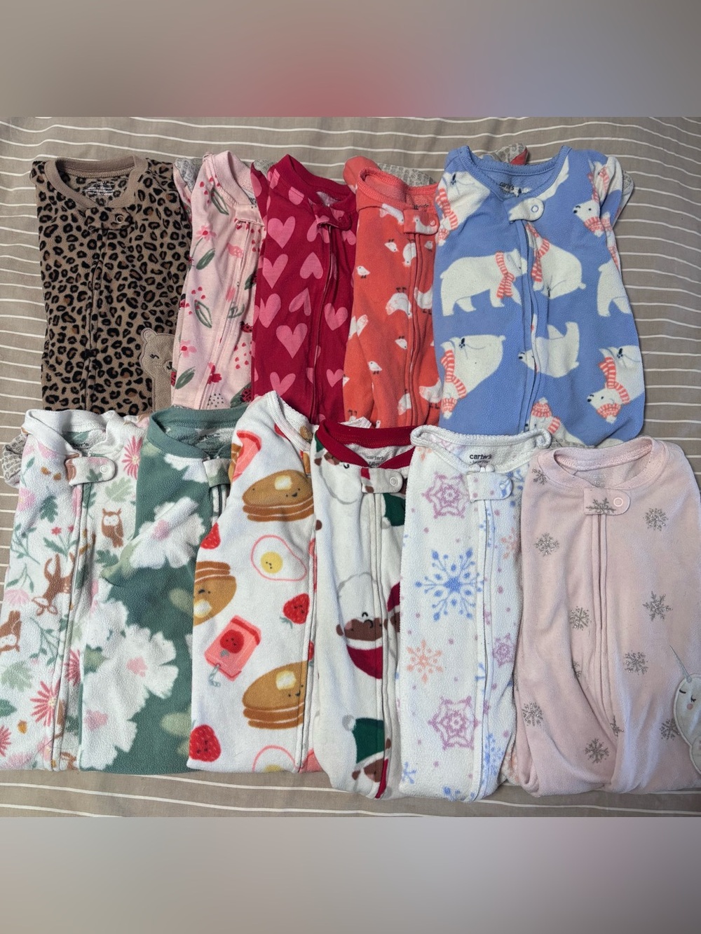 Carter's 18m Pajamas Long Sleeve Bundle
